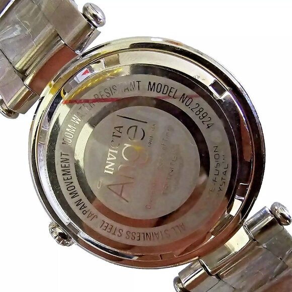 $595 MSRP- Invicta Angel Silver-Tone Ladies Quartz Watch- No box and Papers main image 5